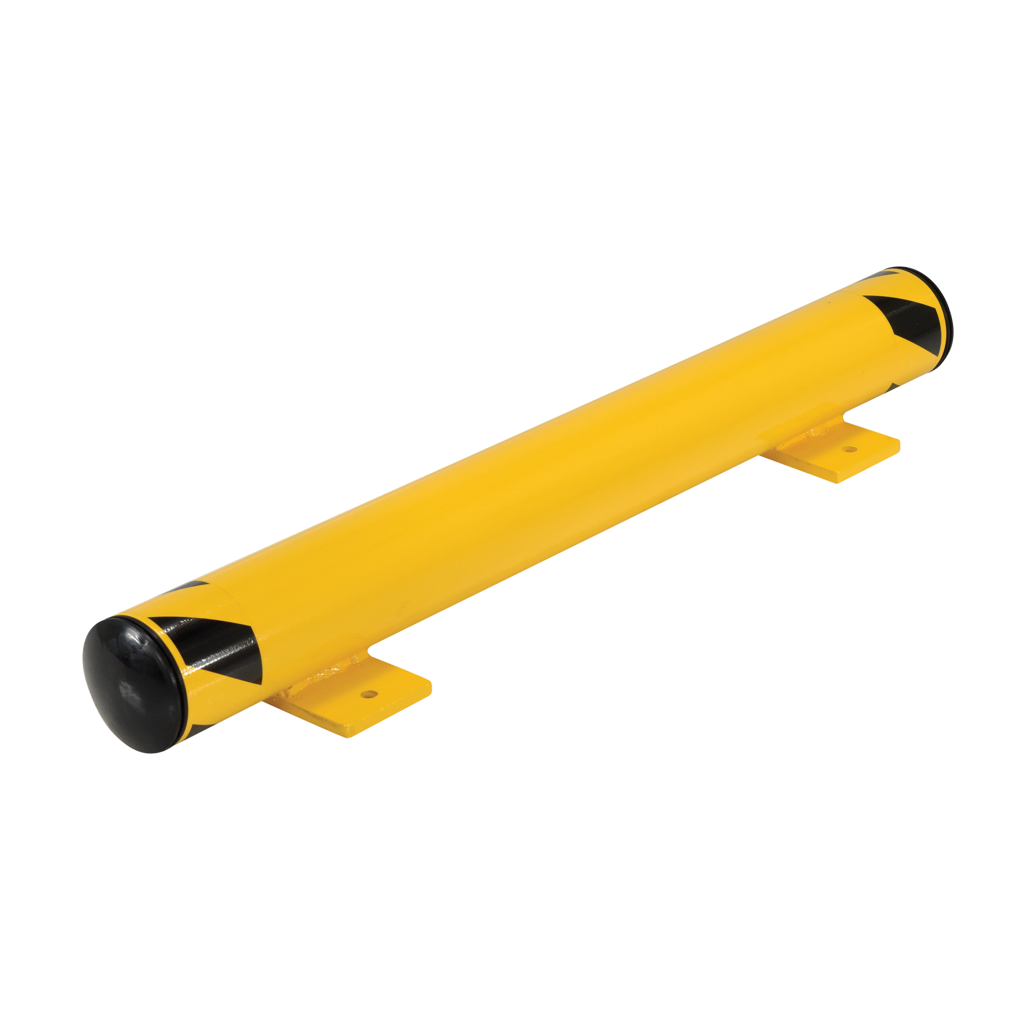 Vestil Steel Floor Stop Bollard - 42in. Length, 5in. Height, Yellow Powder Coat, Model# FSBOL-42
